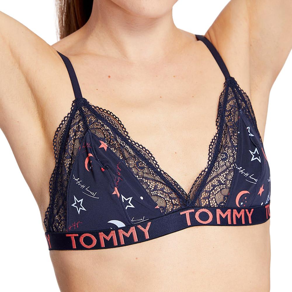 Tommy Hilfiger Soutien gorge Marine Femme Tommy Hilfiger Triangle Bra Print
