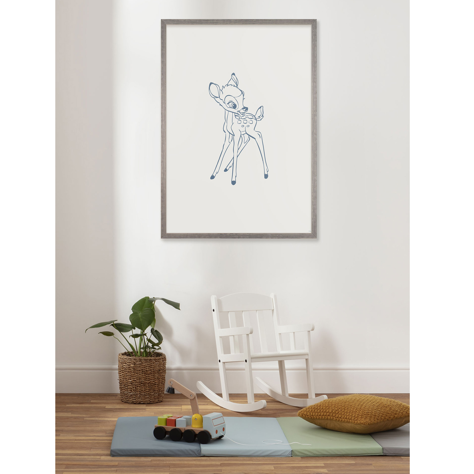 Wandbild LITTLE BAMBINI - weiß - 50x70 cm