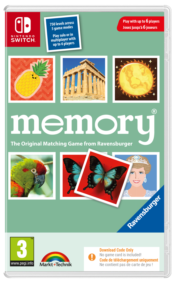 RAVENSBURGER: MEMORY (Code In A Box)- Nintendo Switch