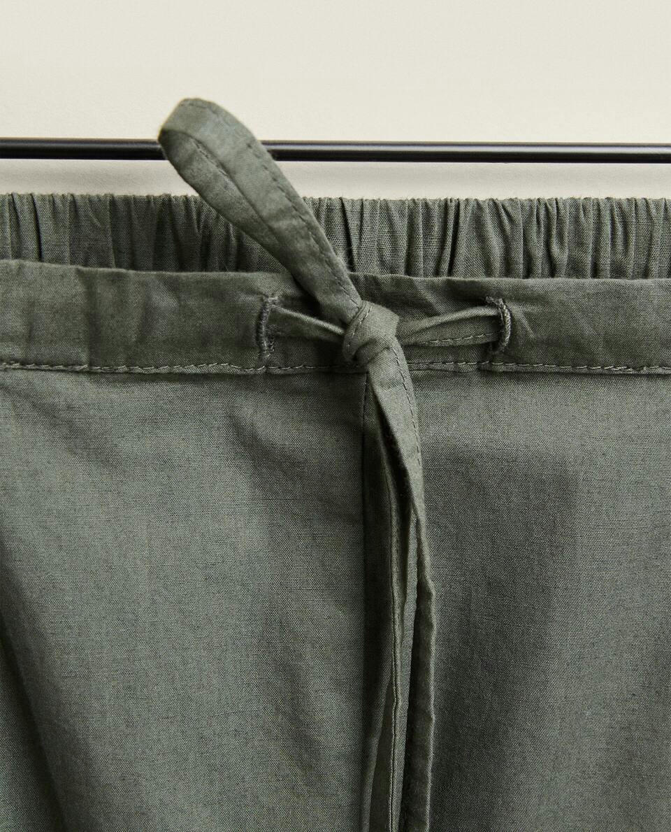 CALÇA DE PIJAMA COM BORDADO DE NATAL
