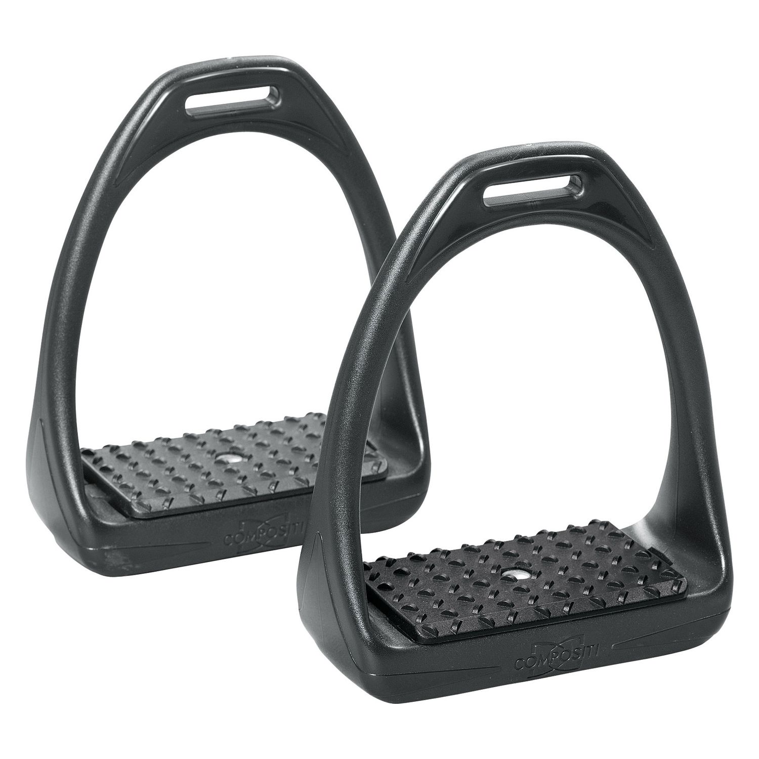 COMPOSITI Steigbügel Flex  - schwarz - 11.5 cm