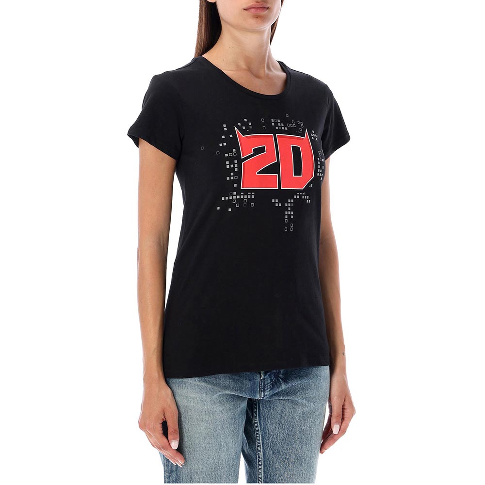 Fabio Quartararo - T-shirt femme FQ20 N°1 Noir / Rouge