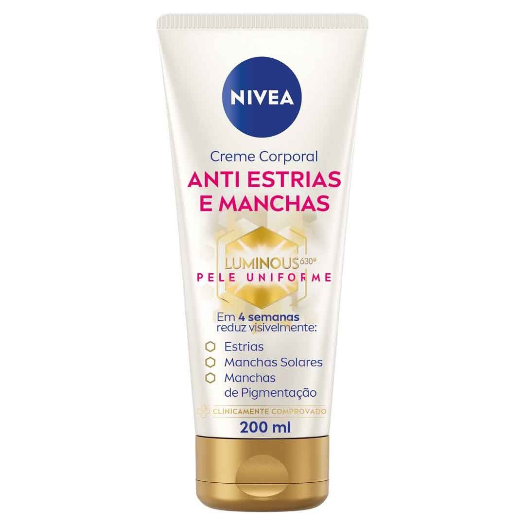 NIVEA  Body Luminous - Creme de Corpo Anti-Estrias e Manchas - 200ml
