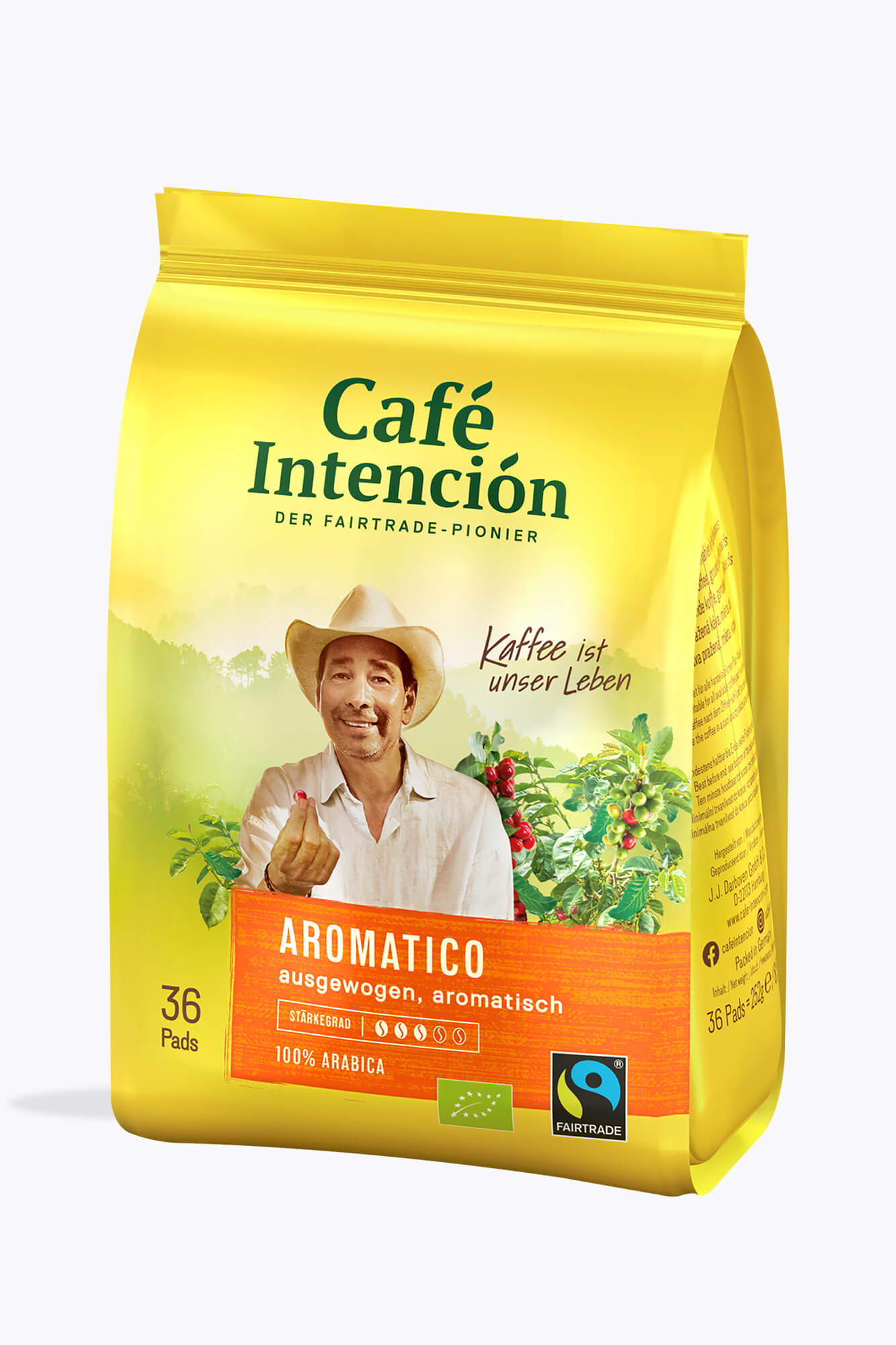Café Intención Aromatico Bio 36 Pads Senseo® kompatibel
