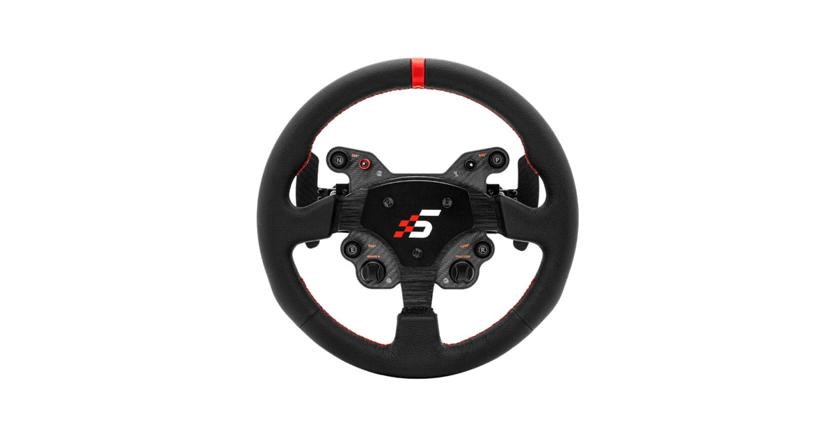 SimagicGT1-SR (Leather) stuur add-on  (Zwart)
