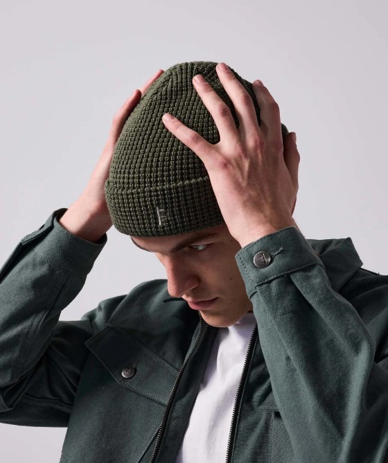 Former Franchise Waffle Beanie Black