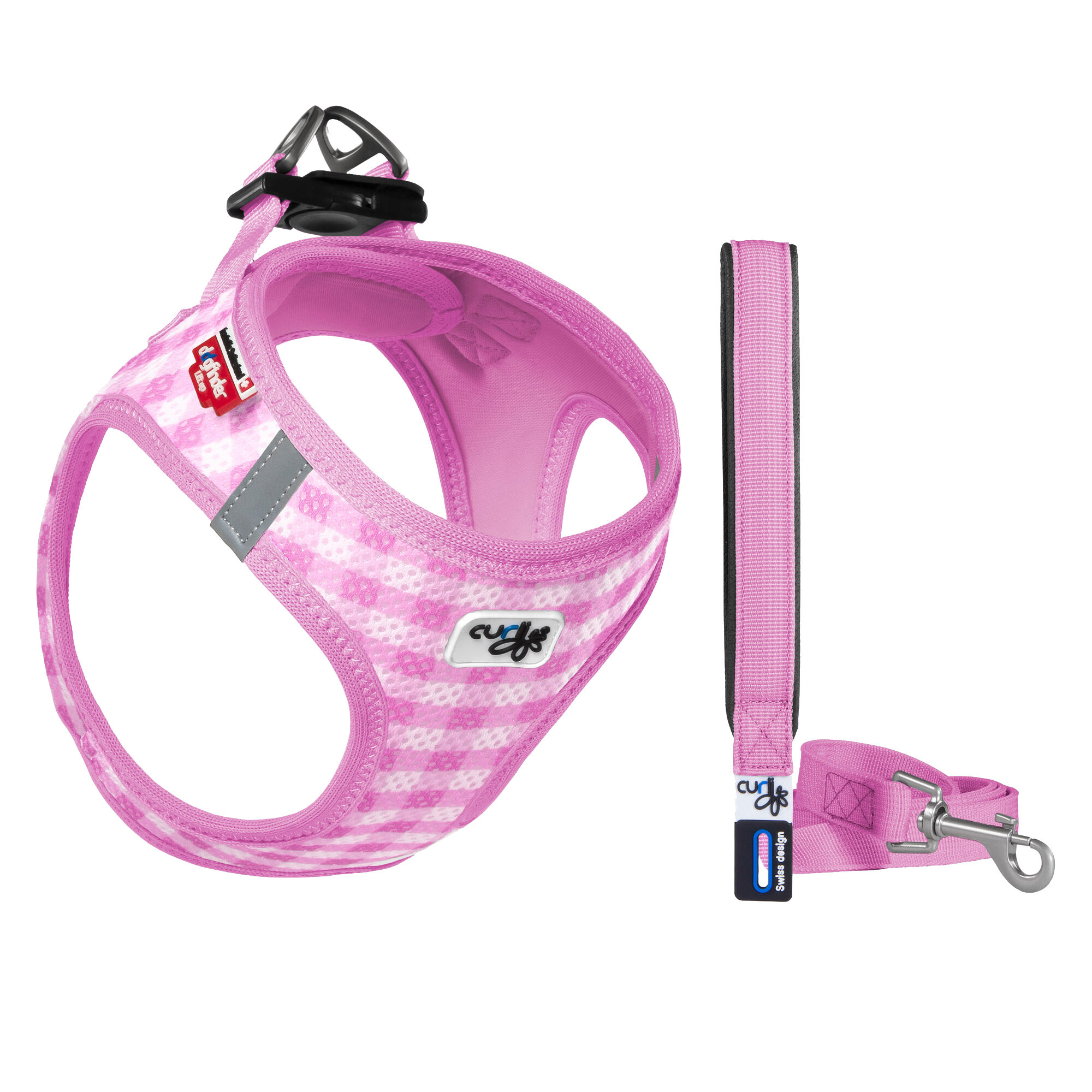 Curli Vest Harness Air-Mesh & Leash Puppy Set