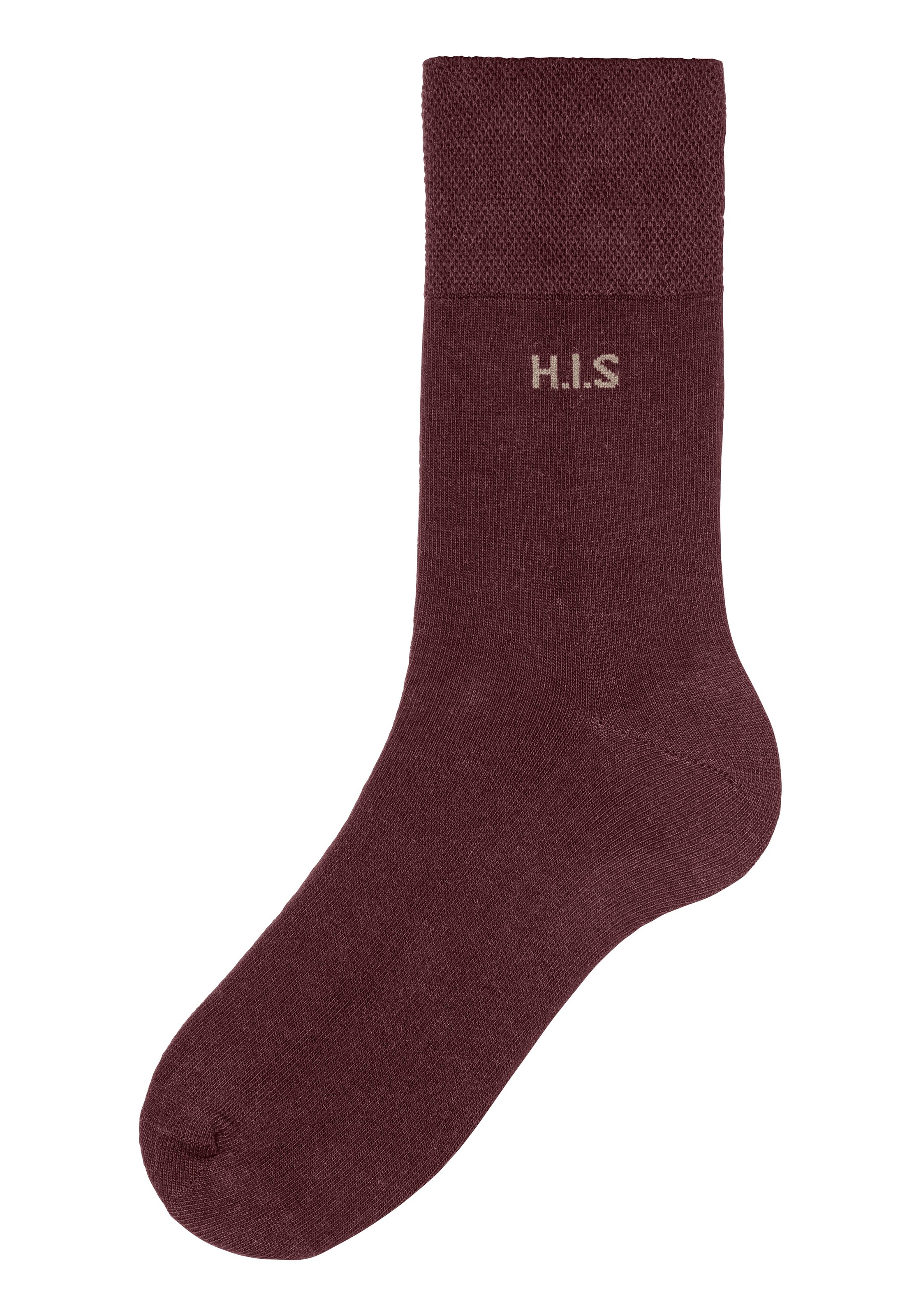 H.I.S Socken Packung, 12 Stk. tlg. ohne einschneidendes Gummi
