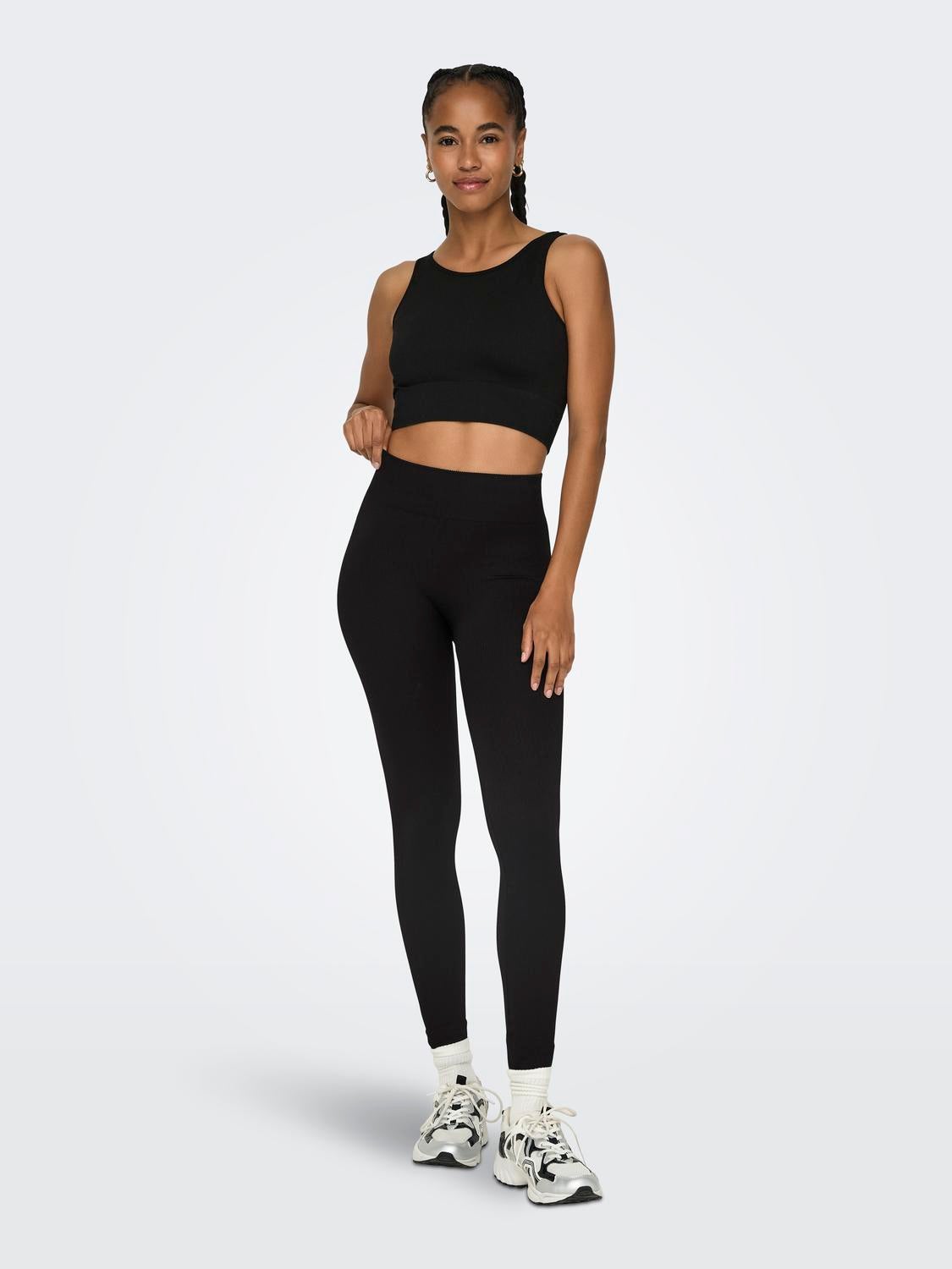 ONPJAIA Hohe Taille Enger Schnitt Sportleggings Black