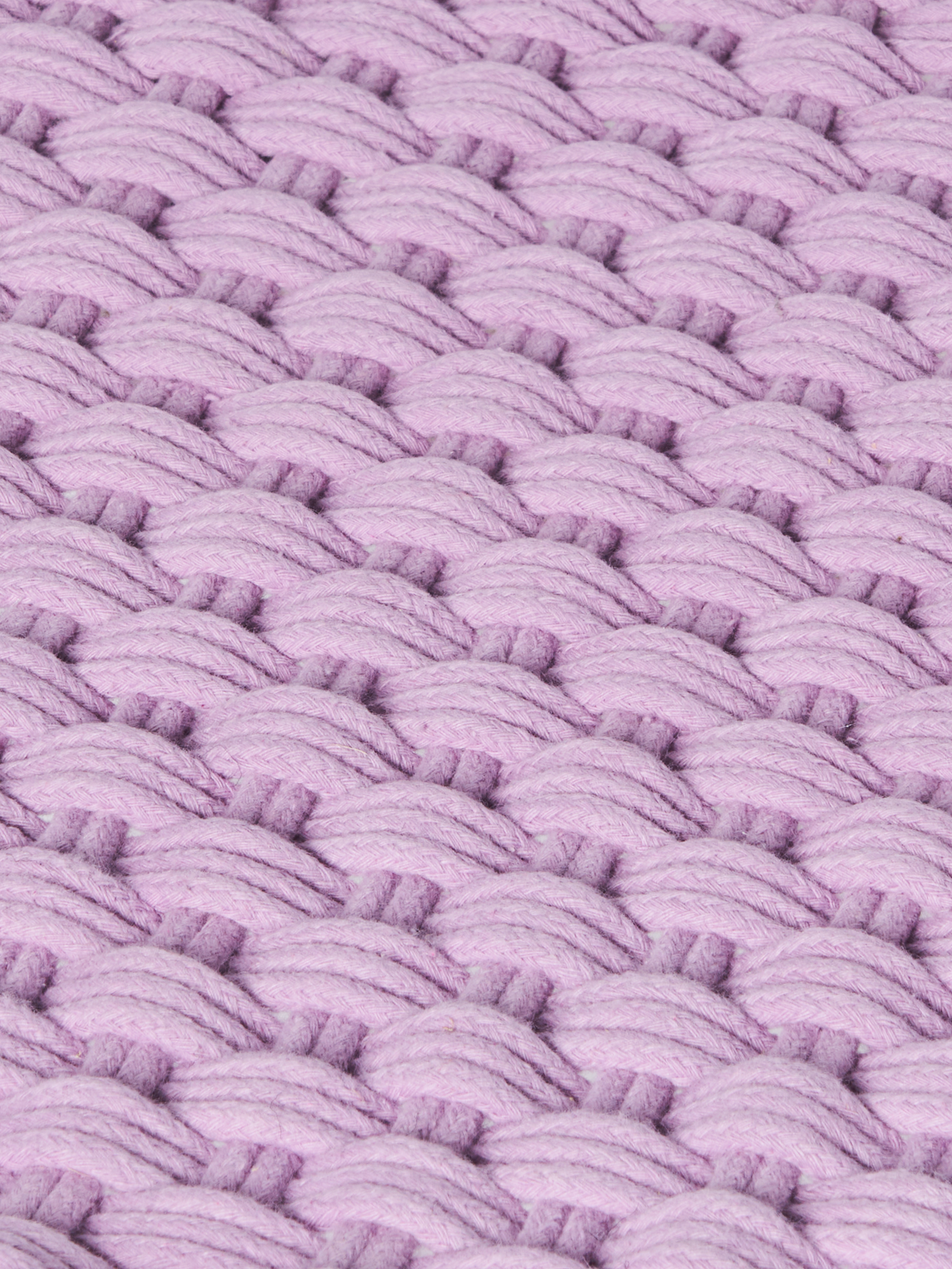 PERI bænk | Bomuld/jern. 56 x 42 x H47 cm.  | Lavender, Yellow | Hübsch