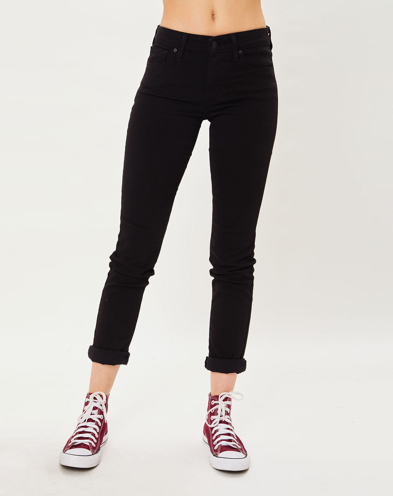 Levi's® Jean 712 Slim Black Sheep noir