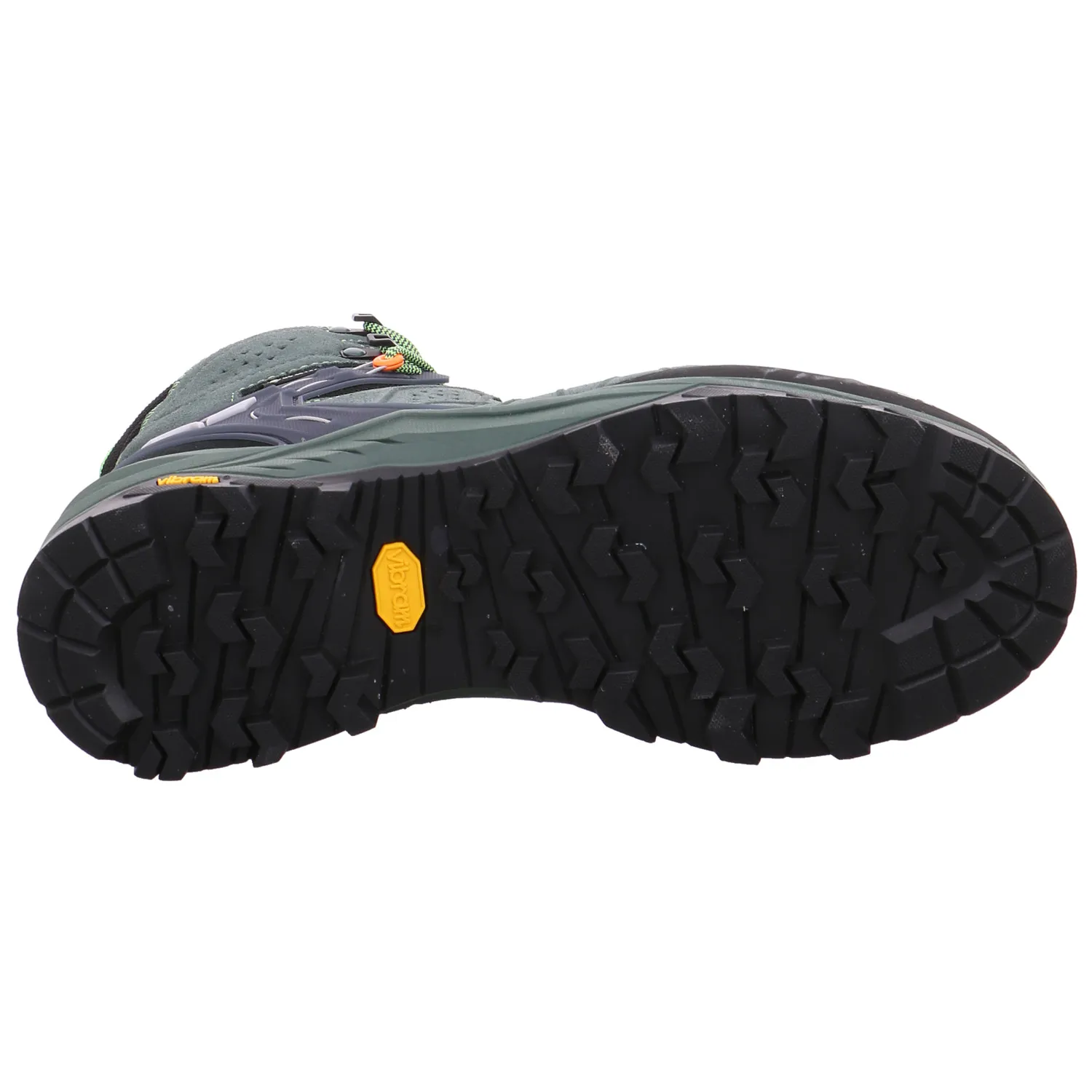 SALEWA Walking + Outdoor Grün Leder