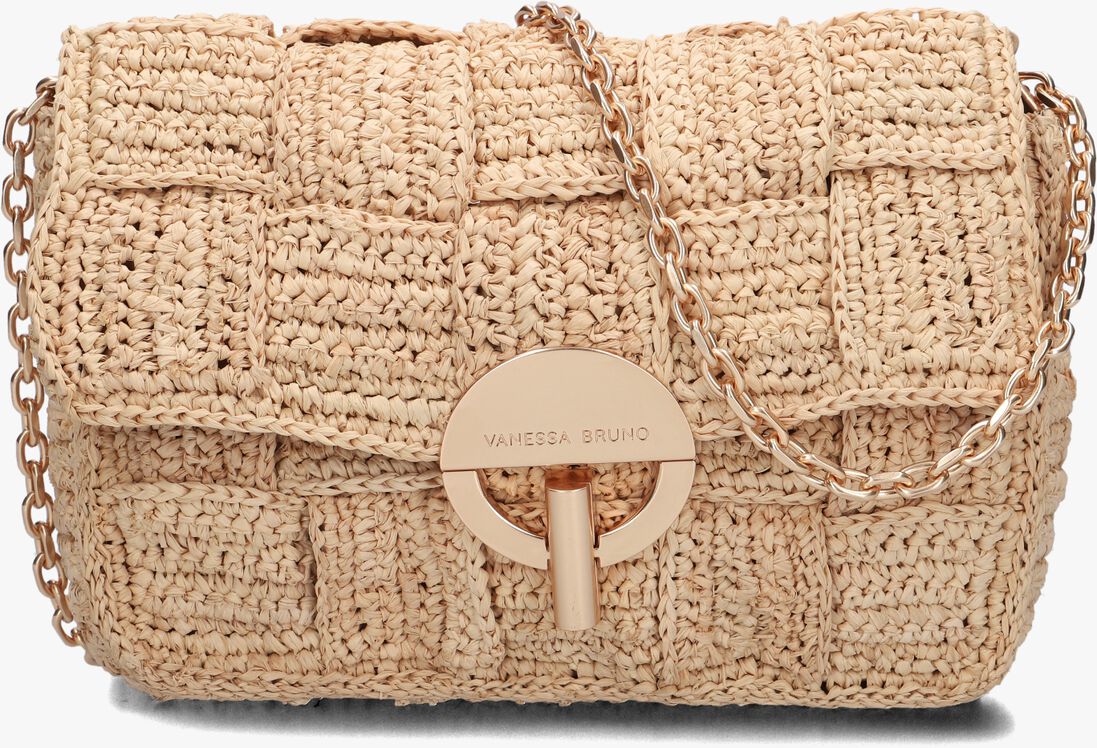 beige vanessa bruno handtas moon moyen