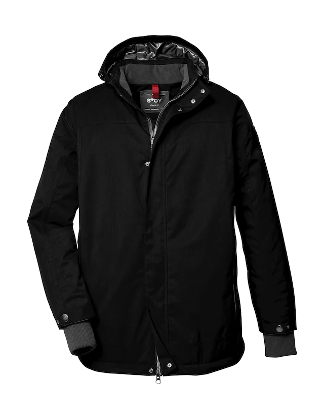 STOY Outdoorjacke »STW 18 MN JCKT« Wasserdichte, atmungsaktive STOY-Jacke mit abnehmbarer Kapuze