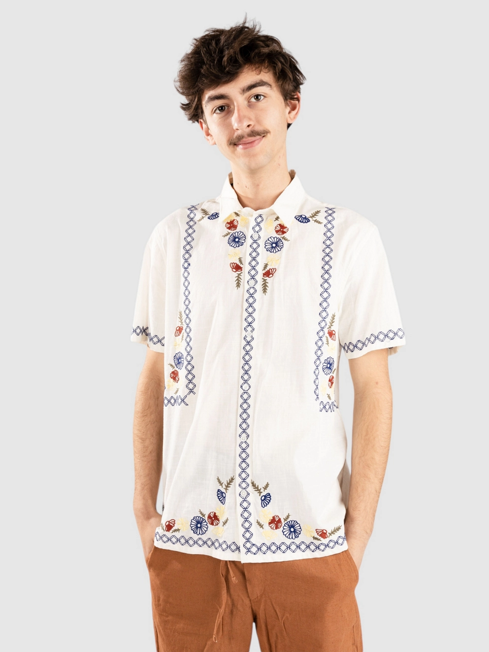 Anerkjendt Theo Cross Stitch Shirt tofu