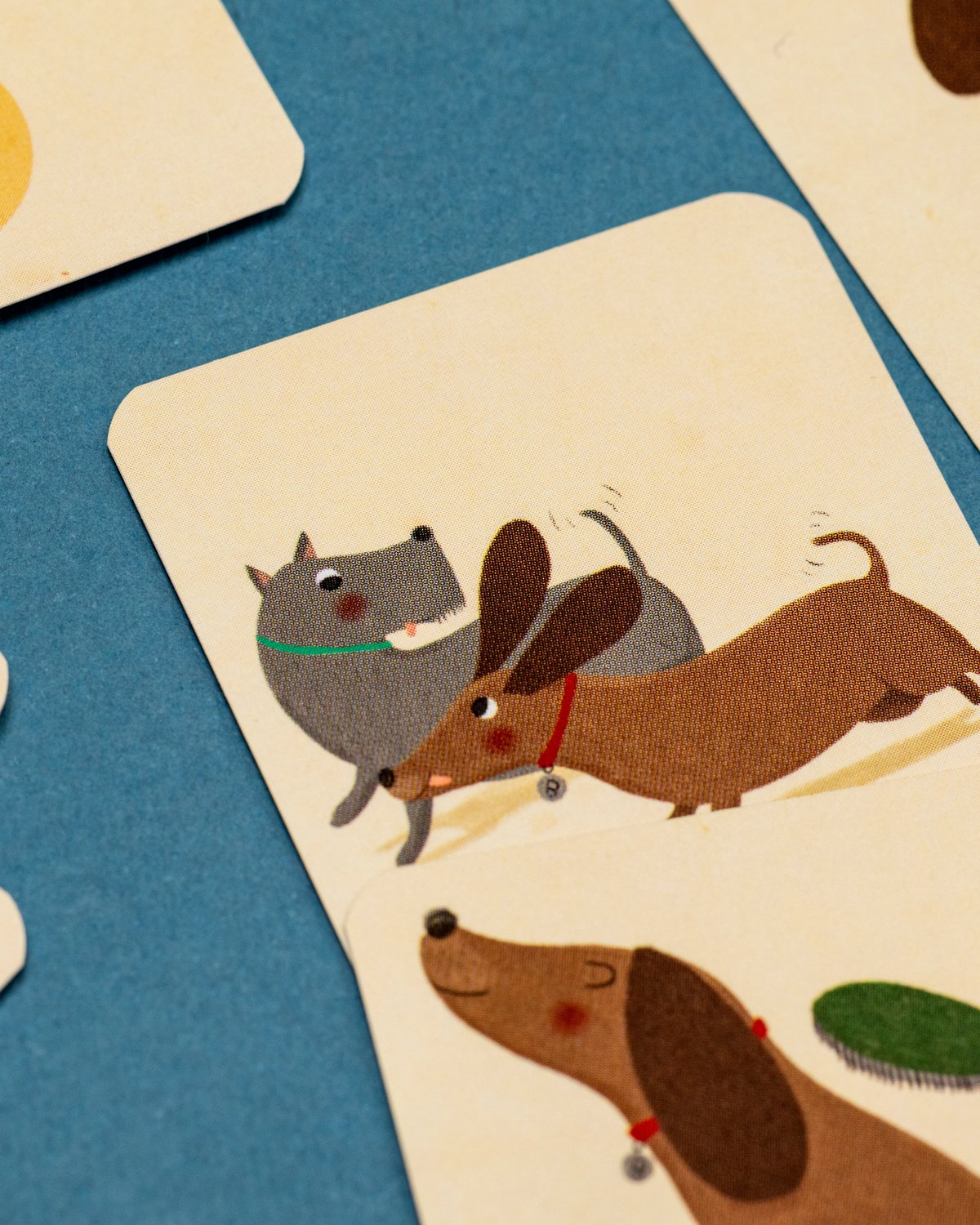 Brettspill Barn 4år, Pocket size – Memoryspill med Kjæledyrtema | Bobby & Mish Tiny Game