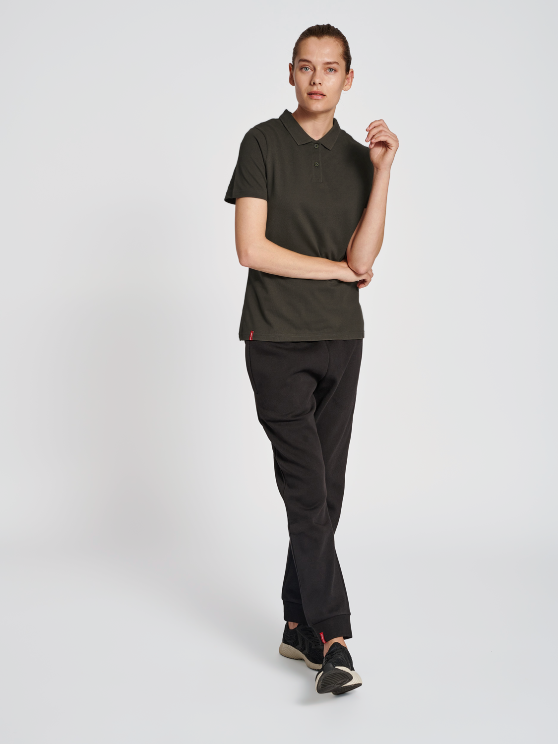 hmlRED CLASSIC POLO WOMAN