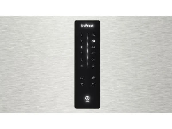 Siemens iQ300 KG39NXIBF - Køleskab/fryser - bund-fryser - bredde: 60 cm - dybde: 66.5 cm - højde: 203 cm - 363 liter - Klasse B - inox