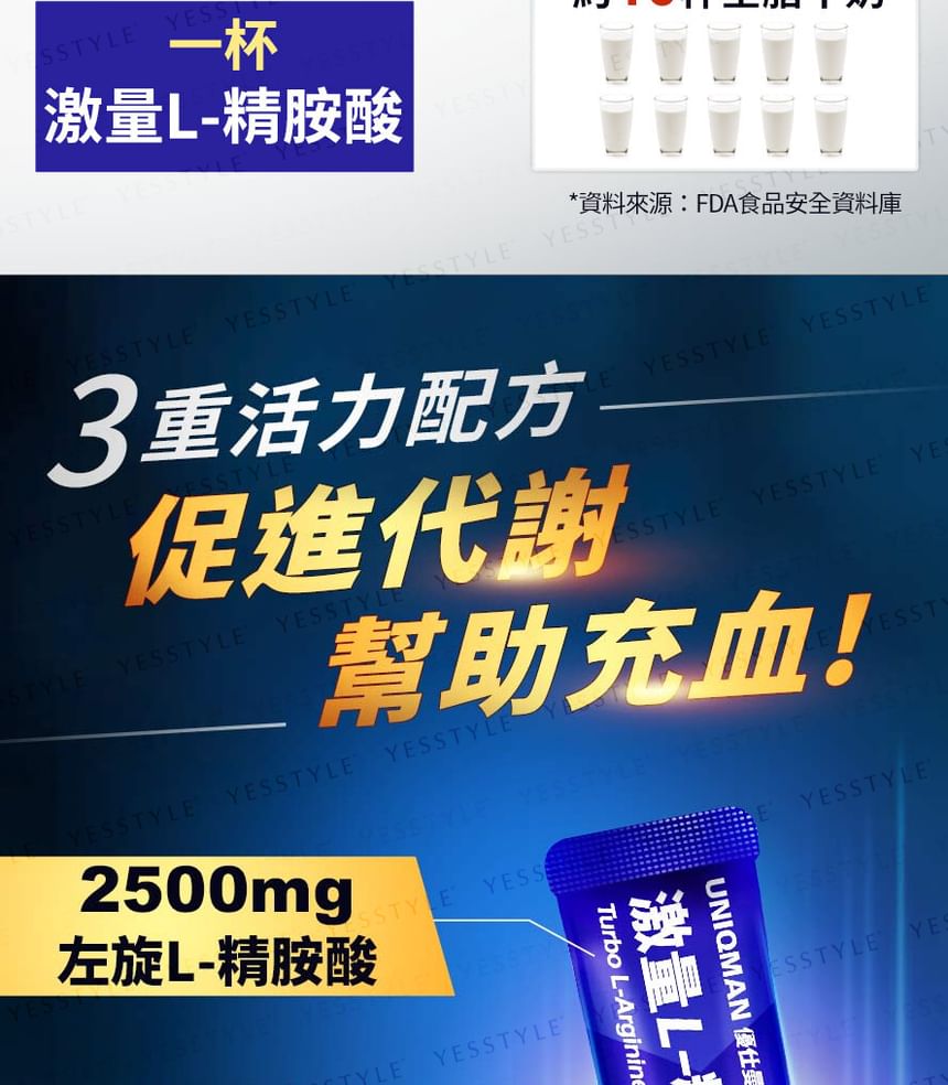 BHK's - Uniqman Turbo L-Arginine Poederdrank