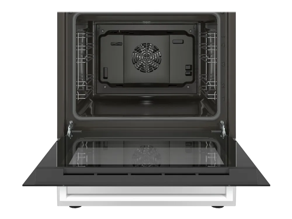 Bosch Serie | 2 HKA090220 - Komfur - fritstående - bredde: 60 cm - dybde: 60 cm - højde: 85 cm - Klasse A - hvid