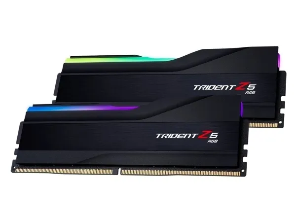 G.Skill Trident Z5 RGB - DDR5 - sæt - 48 GB: 2 x 24 GB - DIMM 288-PIN - 8400 MHz / PC5-67200 - CL40 - 1.4 V - ikke bufferet - on-die ECC - mat sort