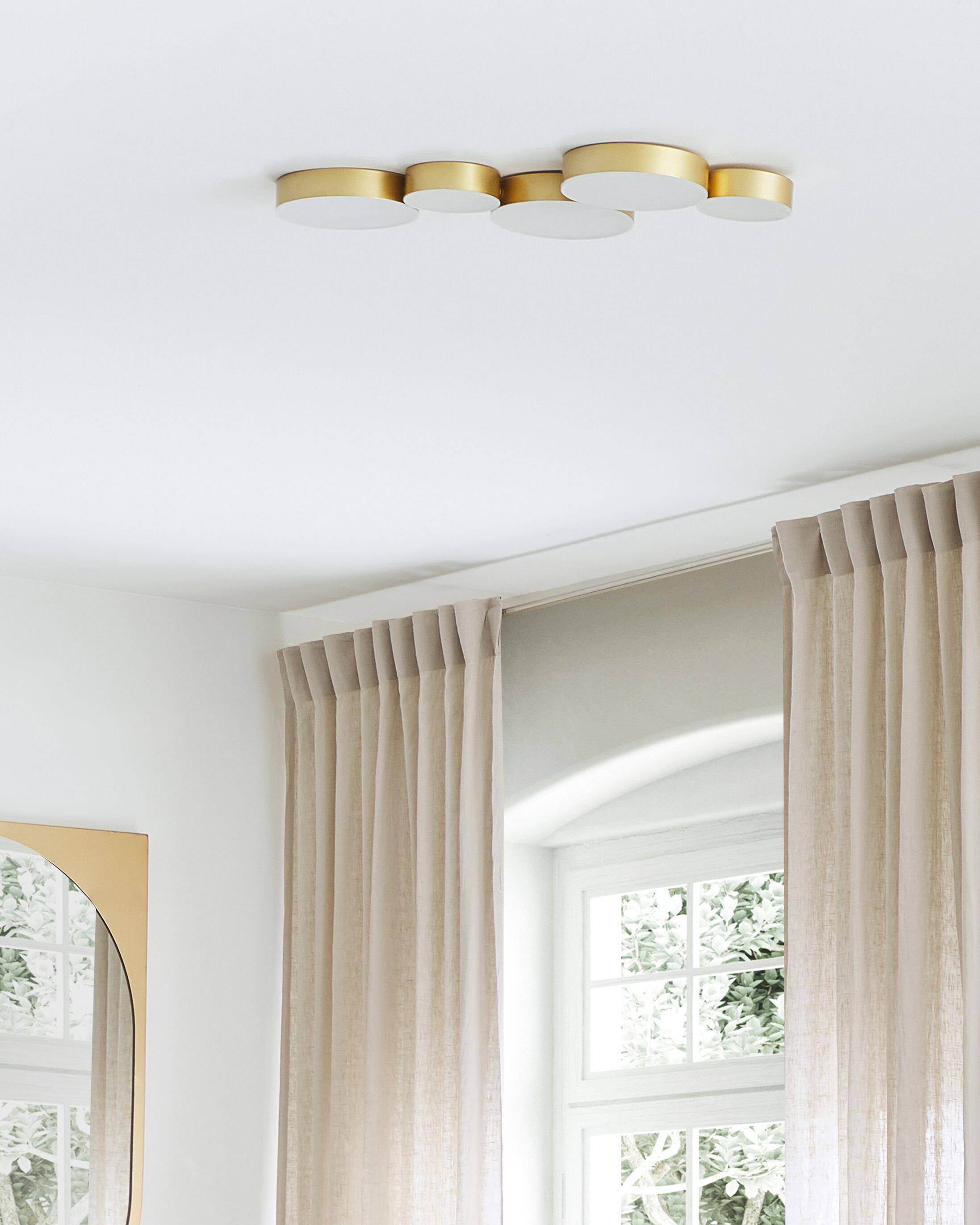 LED plafondlamp LUGA Metaal Goud