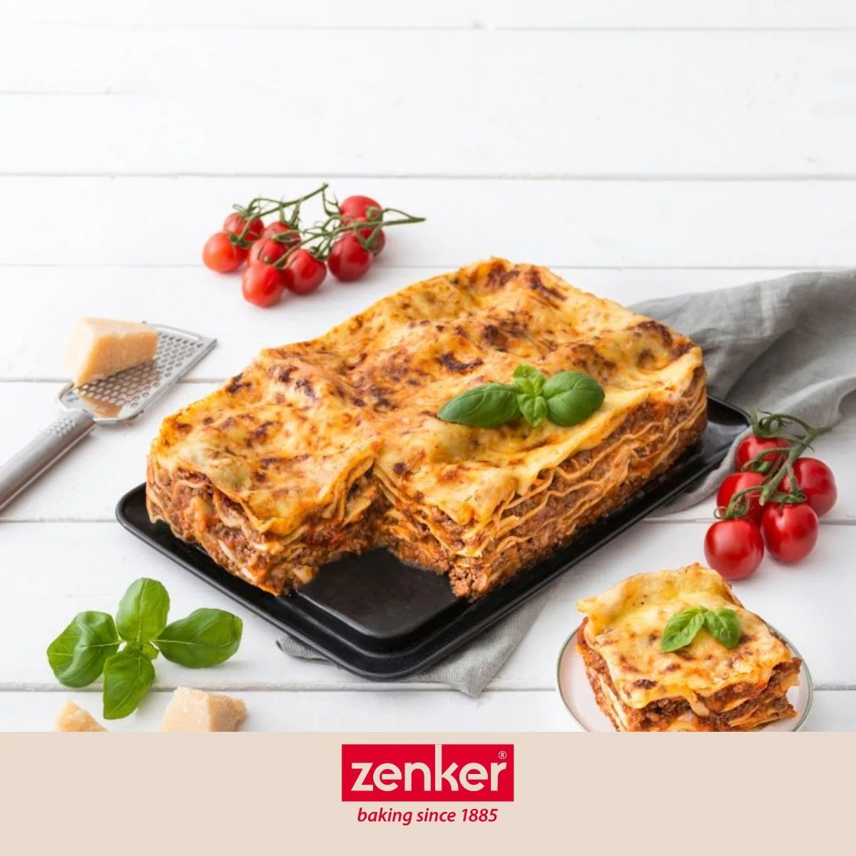 Plat à lasagnes avec charnière 33 x 22,5 cm Deluxe Zenker