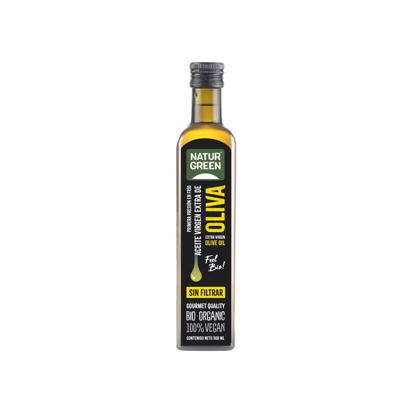 Naturgreen Azeite Virgem Extra Biológico Não Filtrado 500 ml de Óleo