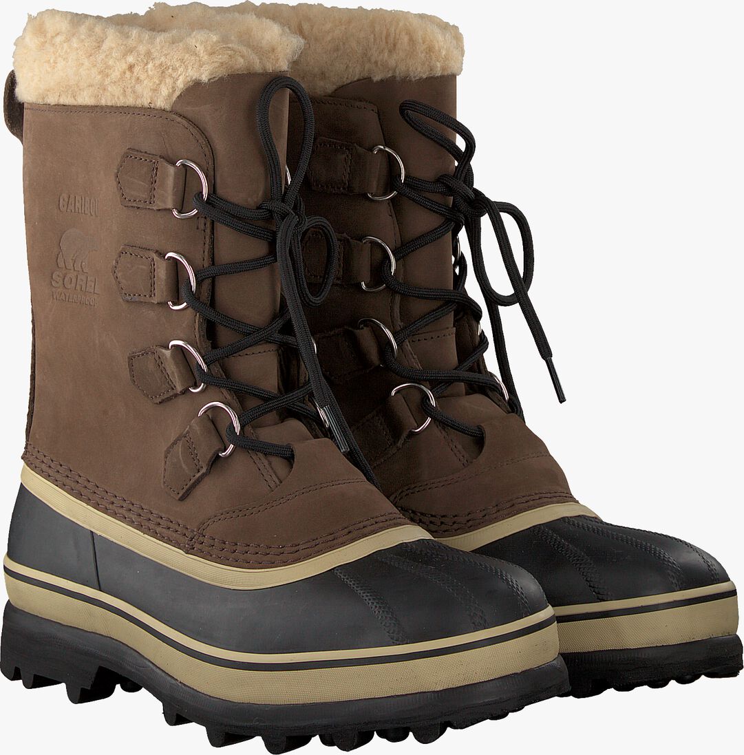 bruine sorel veterboots caribou