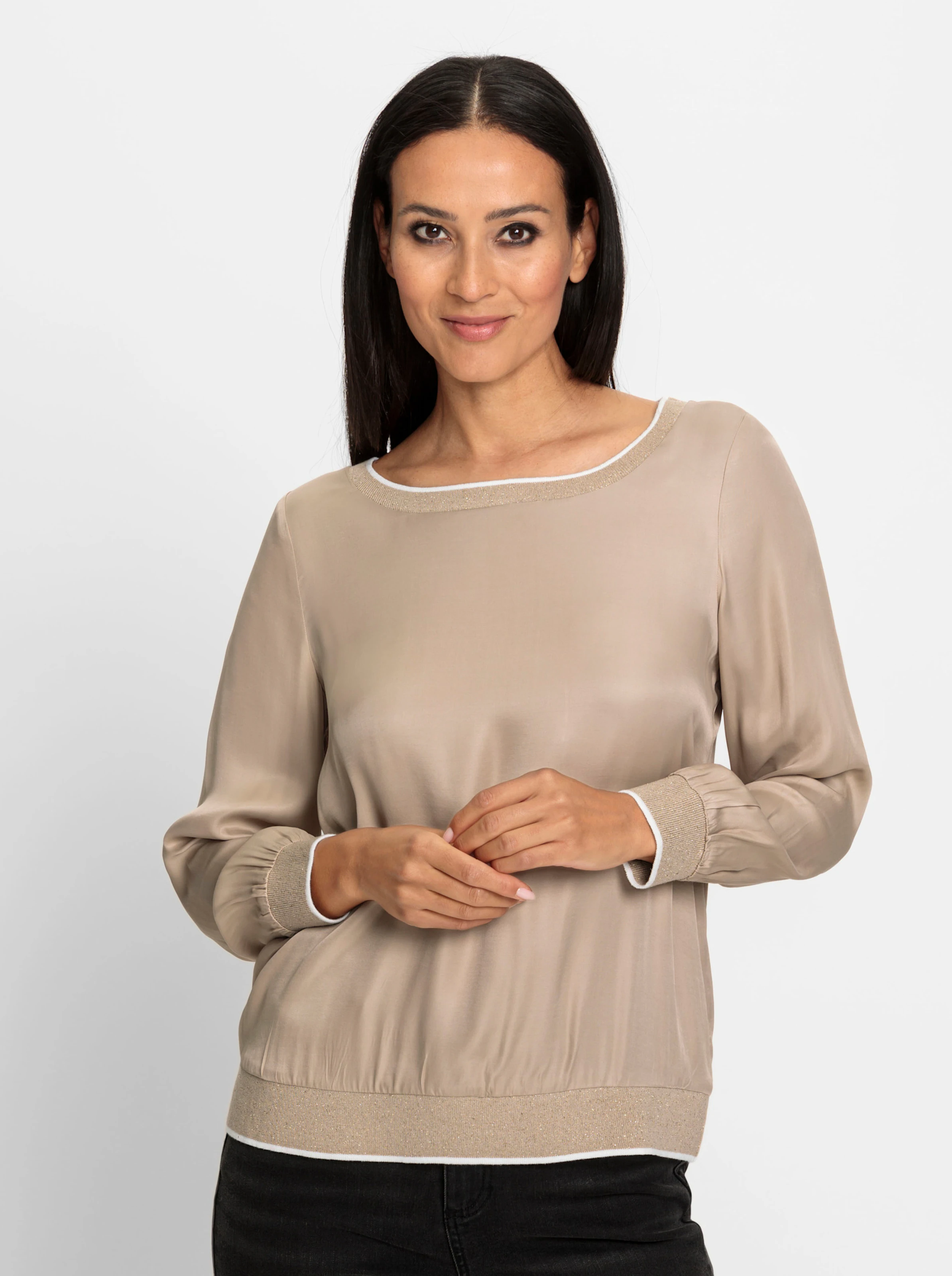 heine Bluse in sesam