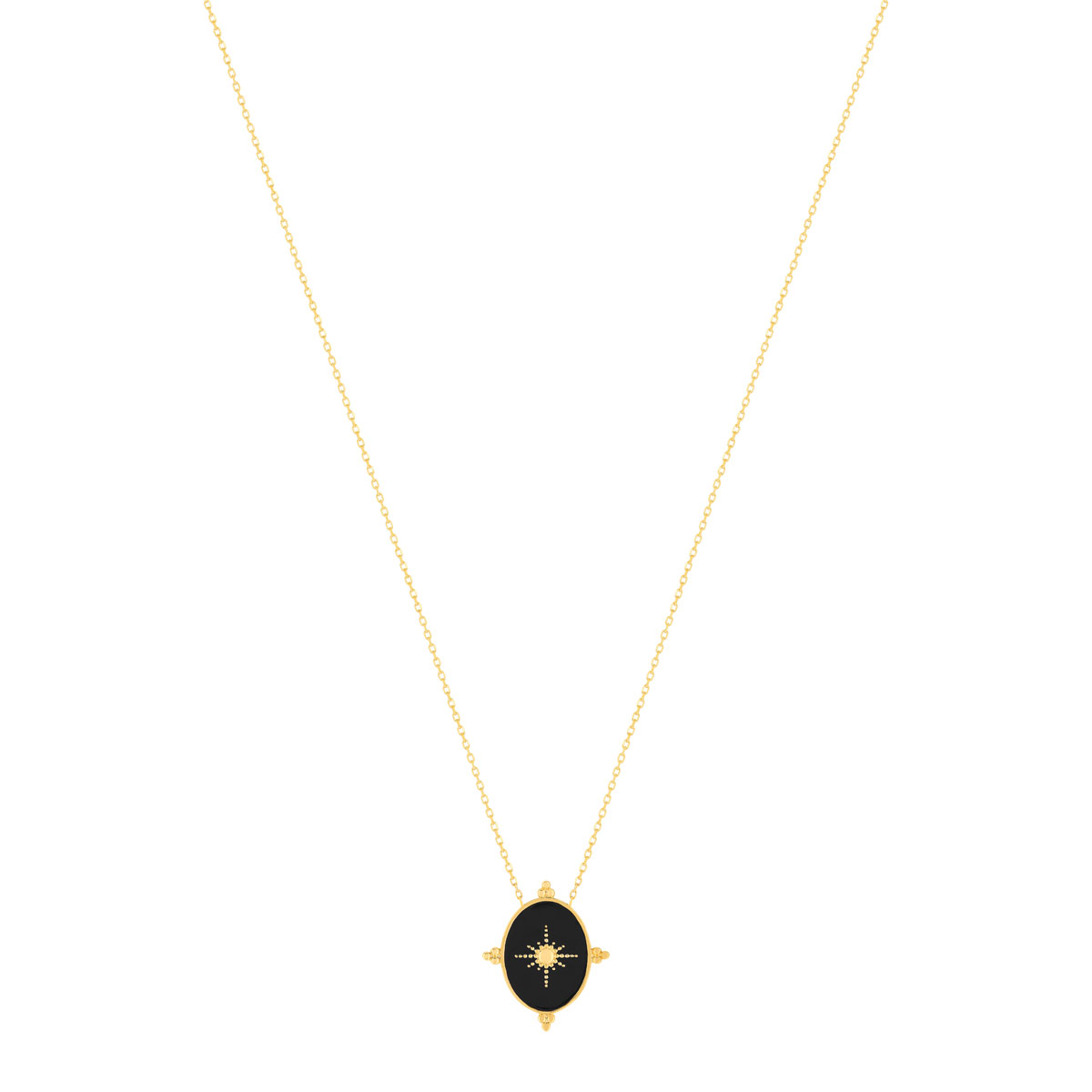 Collier plaque or etoile