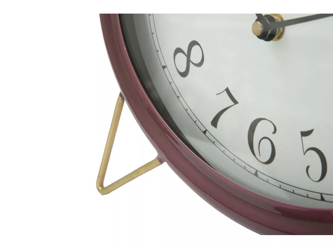 Horloge en métal rouge cm 8,5x5,5x33,5