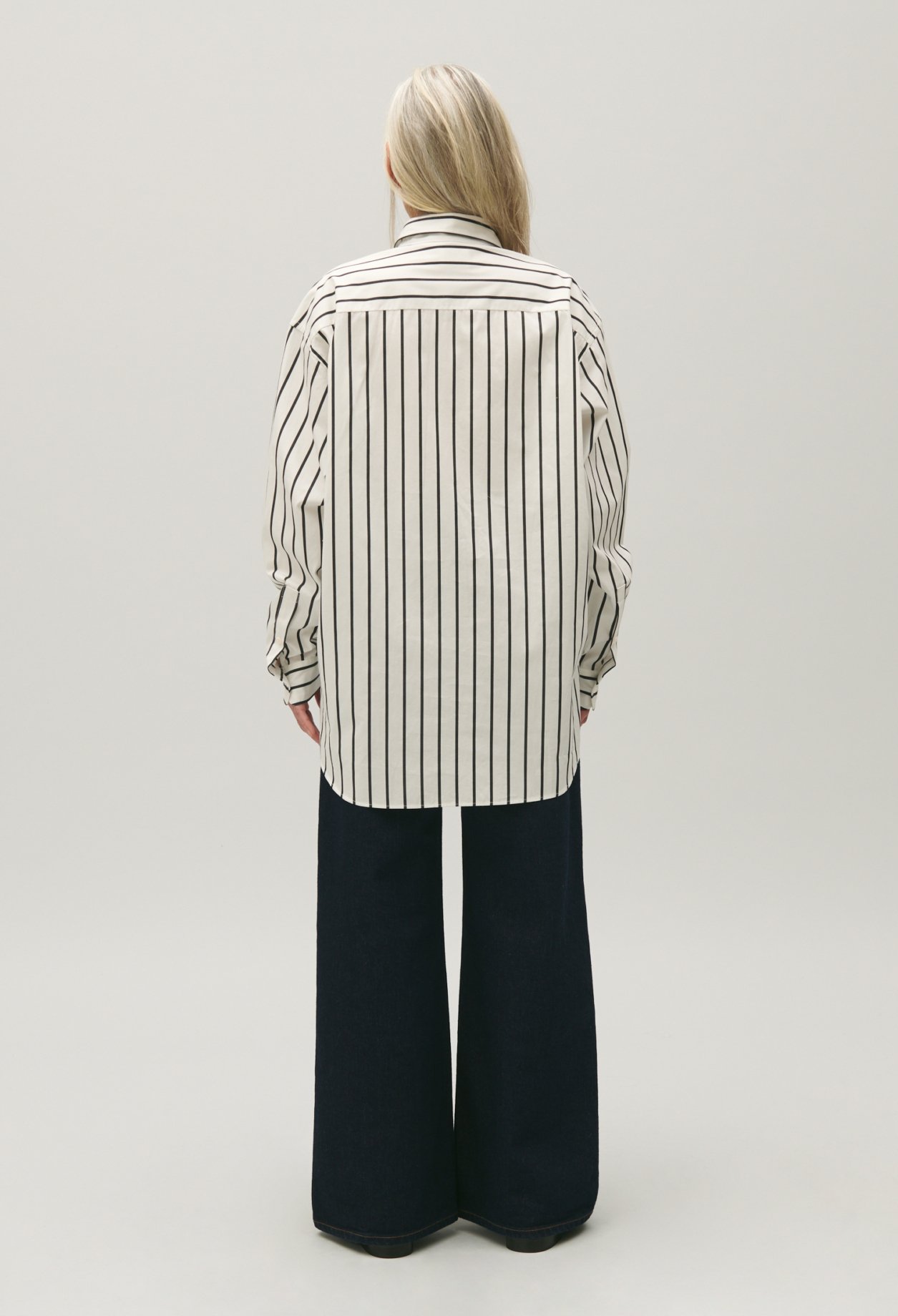 Chemise rayures oversize