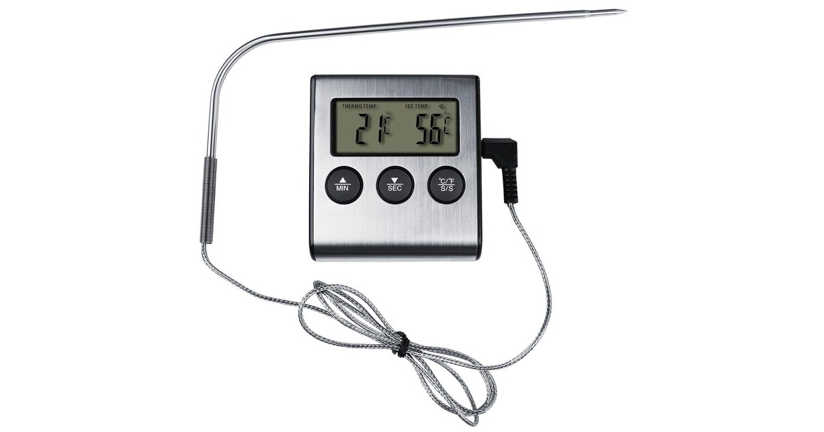 StebaDigitale thermometer AC11  (Zilver)