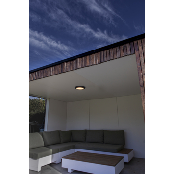 Lutec wand- en plafondlamp Kayah zwart