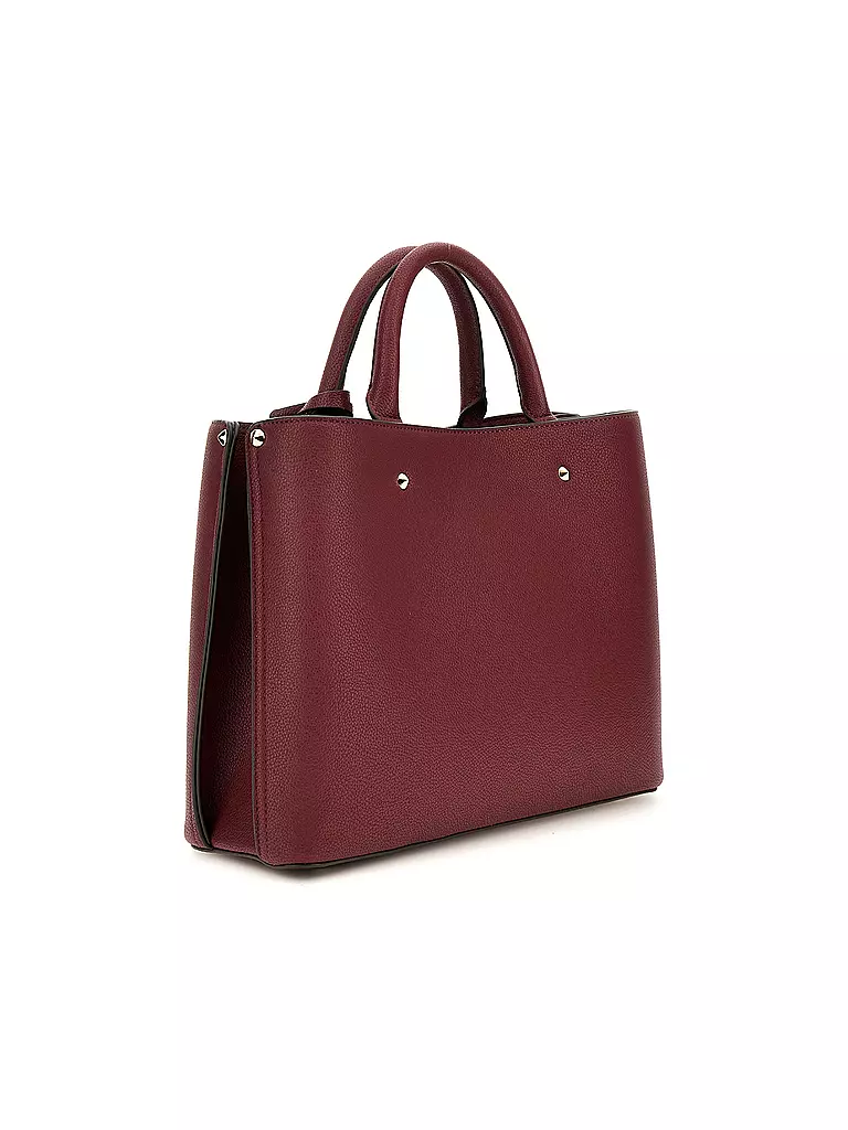 GUESS Tasche - Henkeltasche MERIDIAN dunkelrot