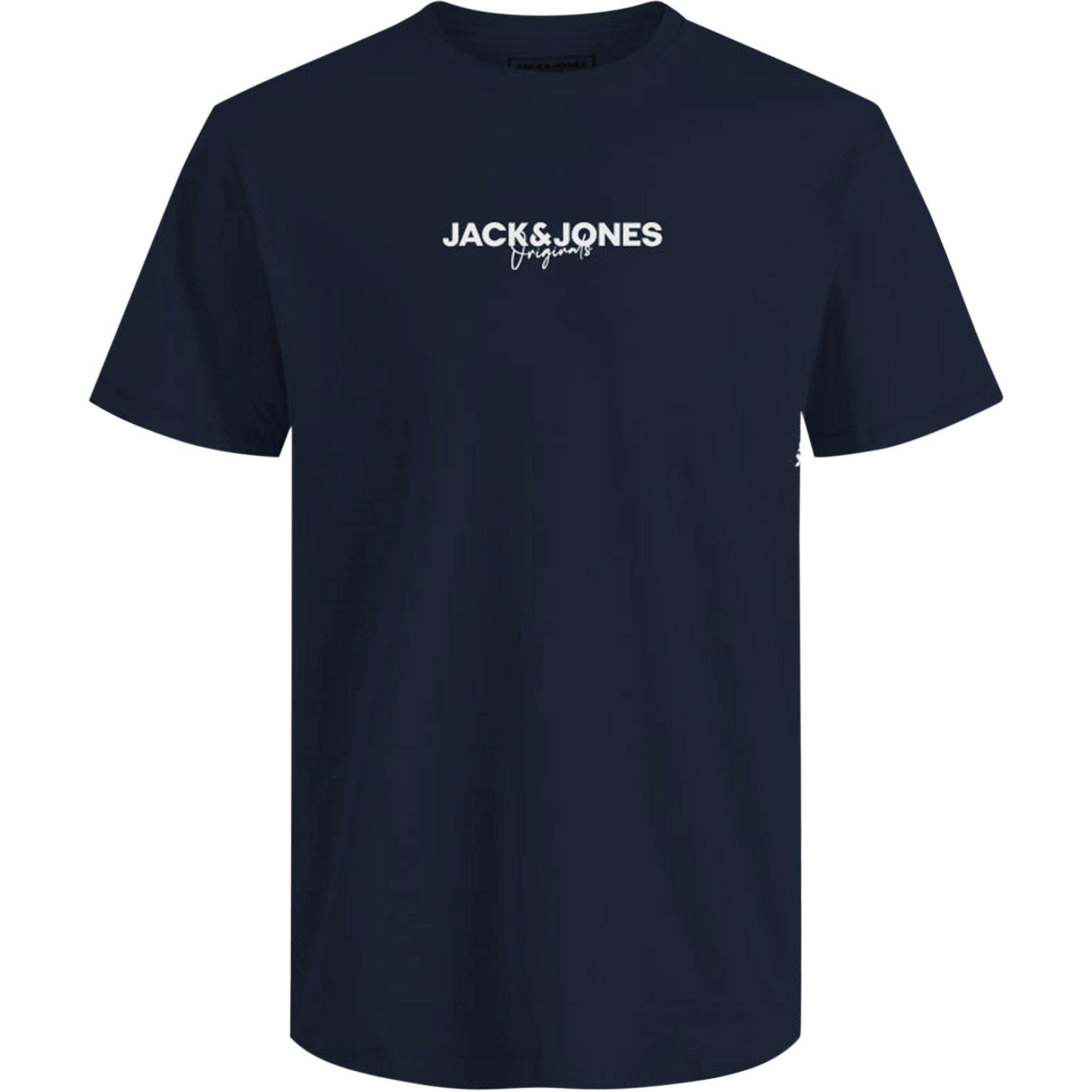Jack and Jones 5 Pack Short Sleeve T Shirt Mens