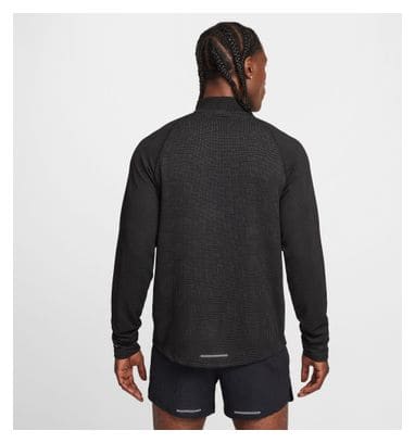 Haut thermique 1/2 Zip Nike Pinnacle Running Division Noir Homme