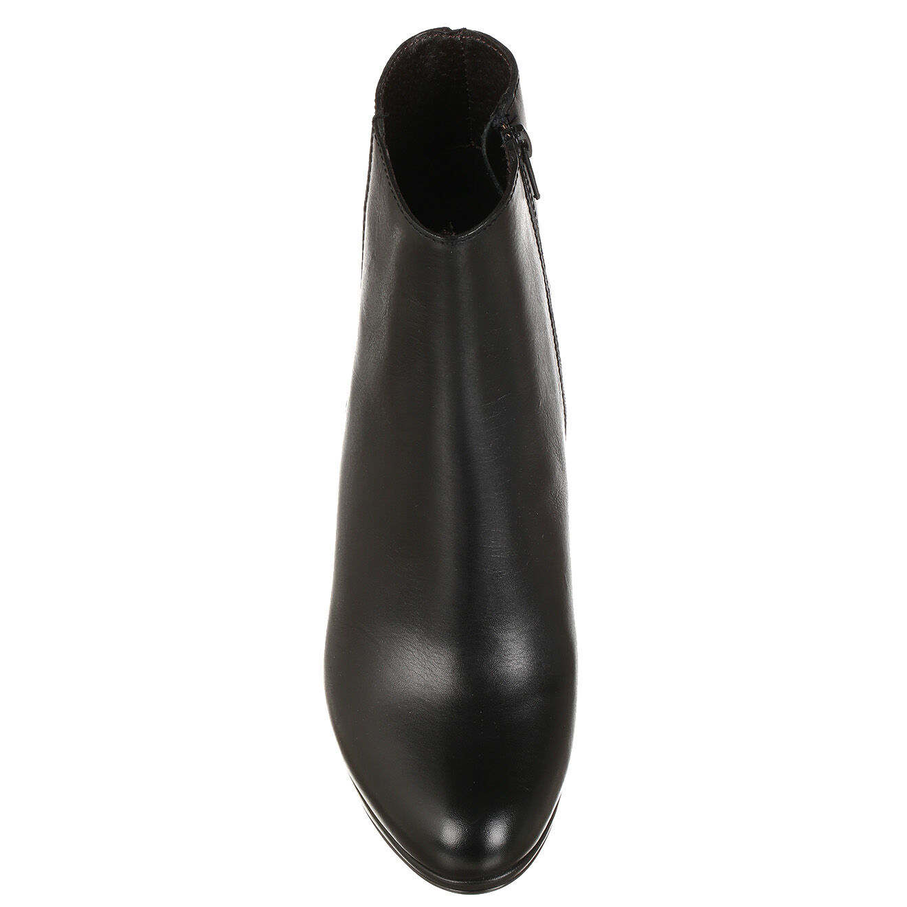 Eqiq Bottines en Cuir noires - Talon 6.5 cm