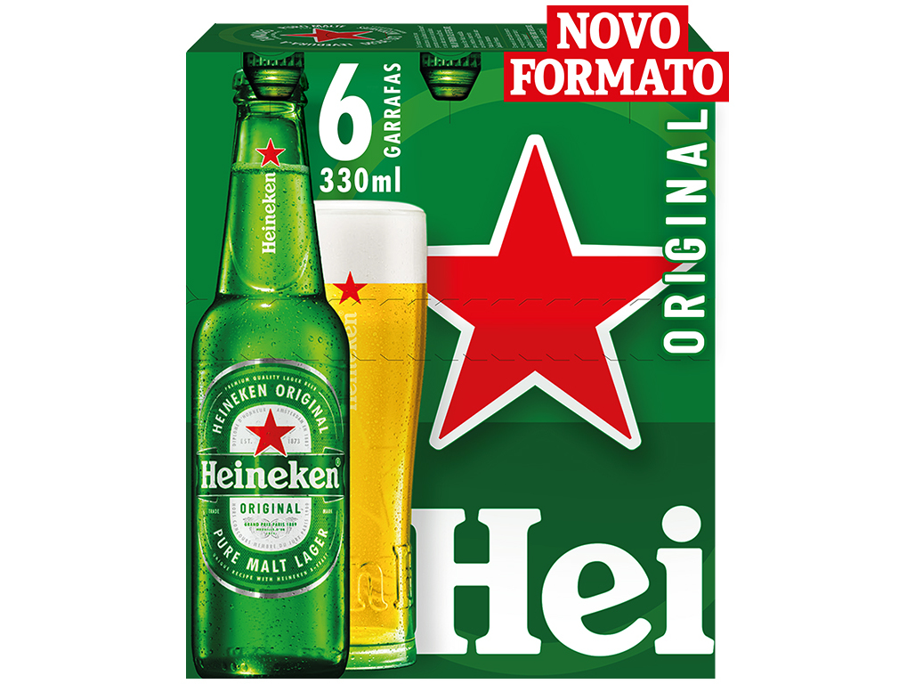 CERVEJA HEINEKEN 6X0.33L