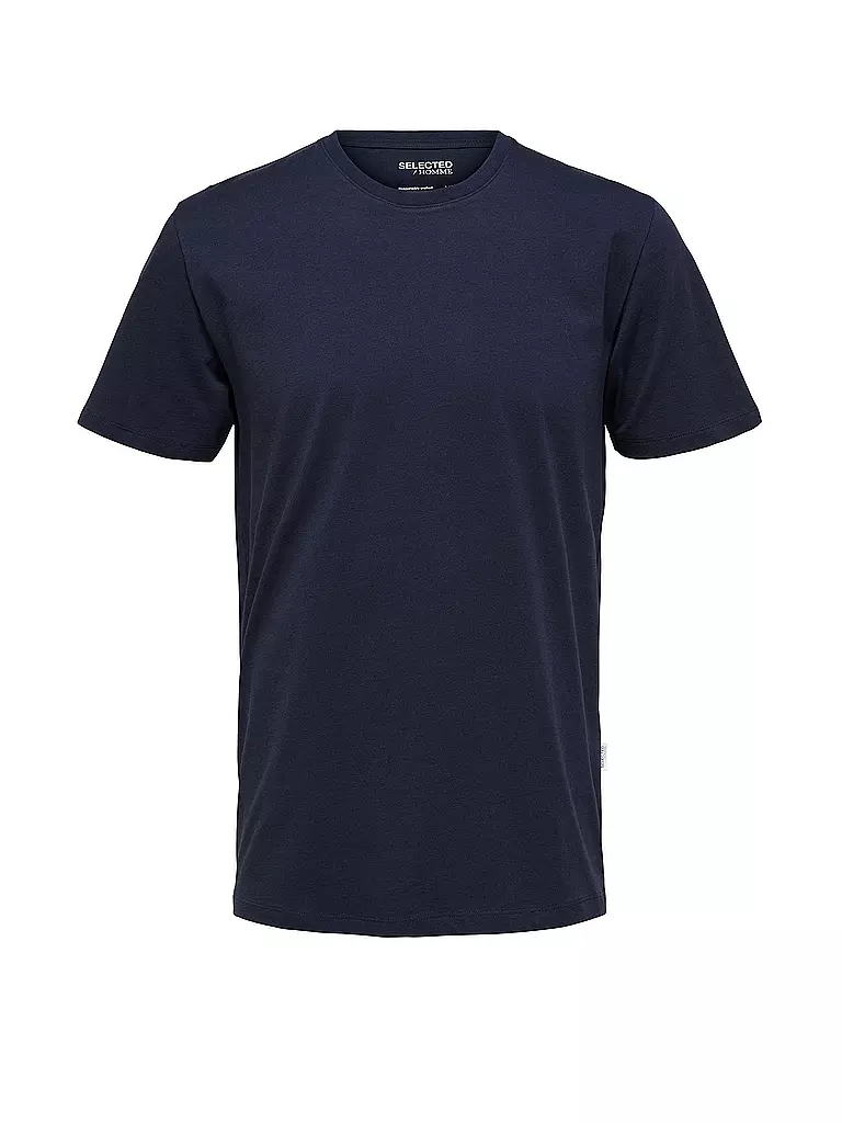 SELECTED T-Shirt SLHASPEN  blau