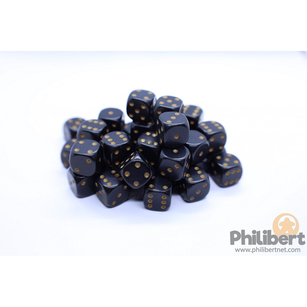 Set de 36 Dés Chessex : Opaques