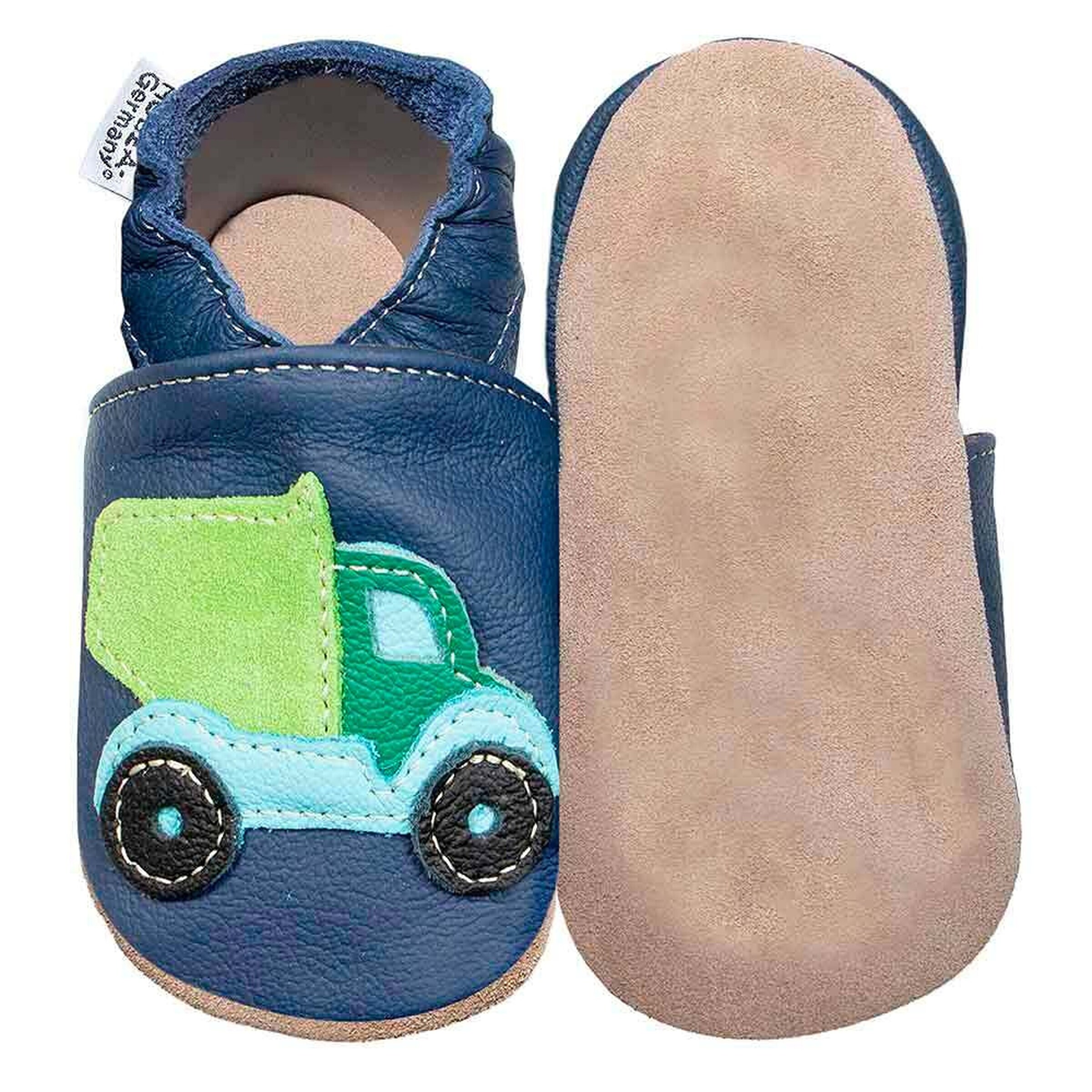 HOBEA-Germany Krabbelschuhe LKW dunkelblau