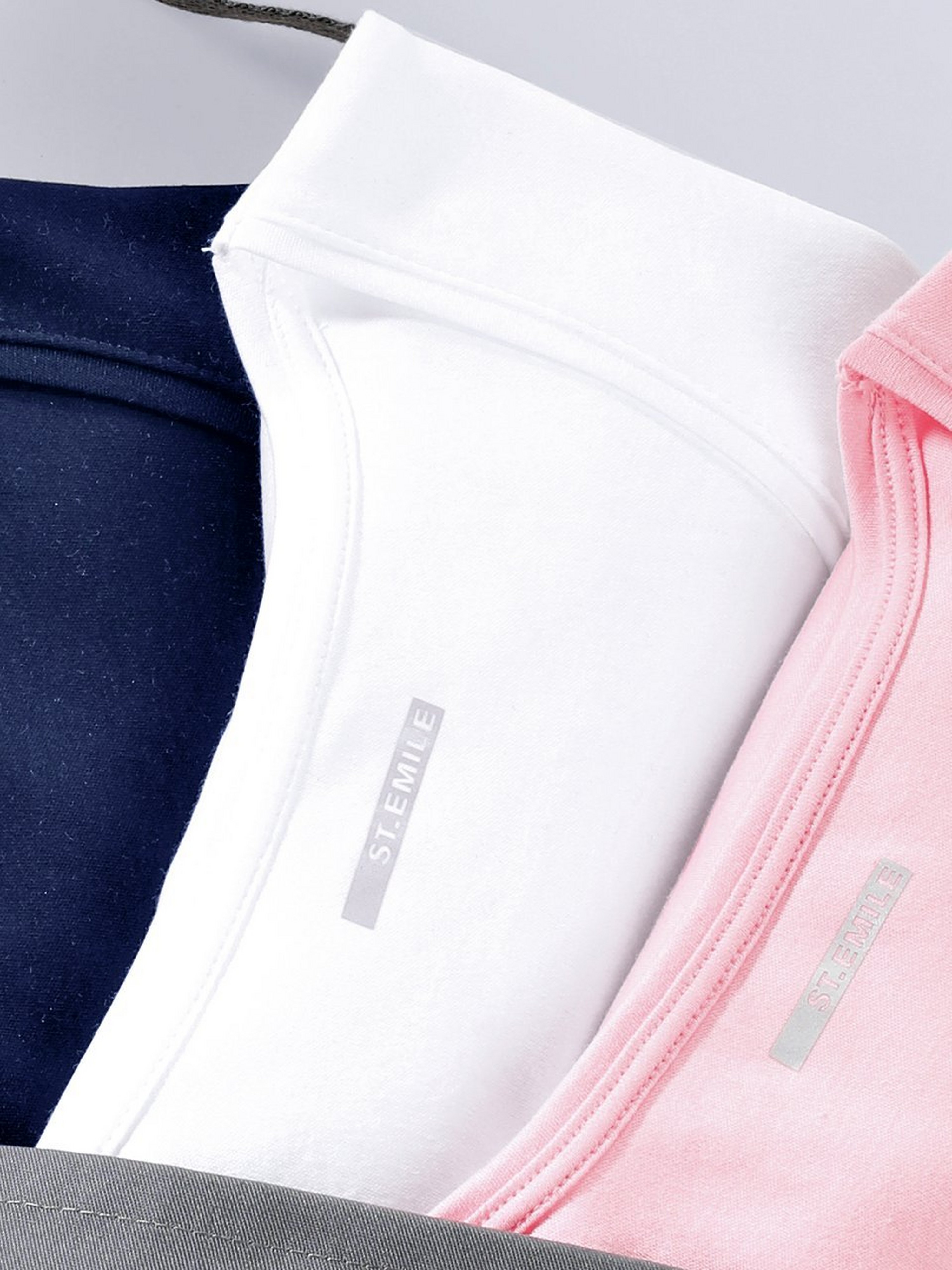 Rundhals-Shirt im 3er-Set