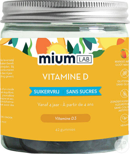 MiumLab Gummies Vitamine D 42 Pièces
