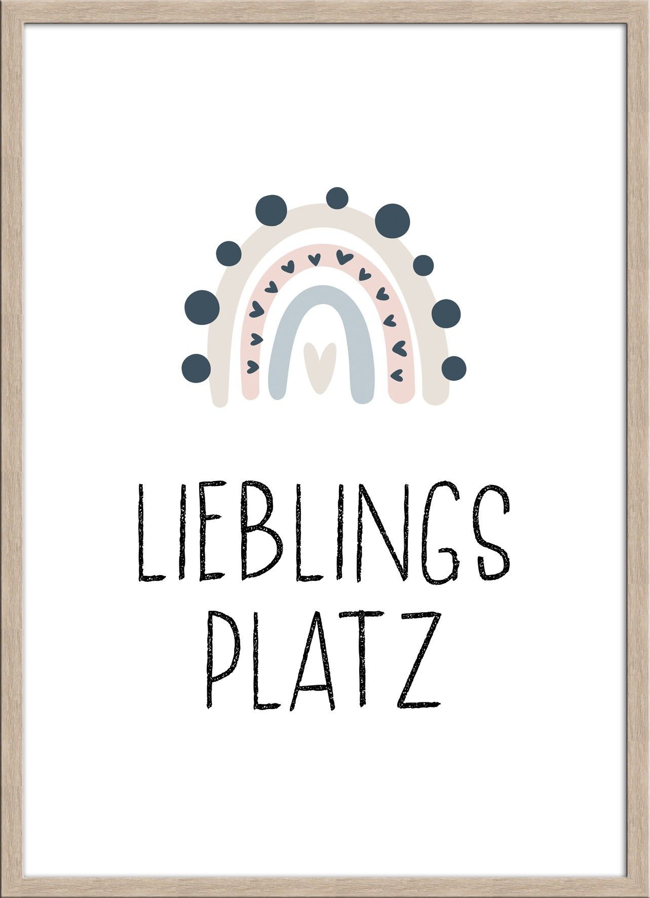 Gerahmtes-Bild LIEBLINGSPLATZ