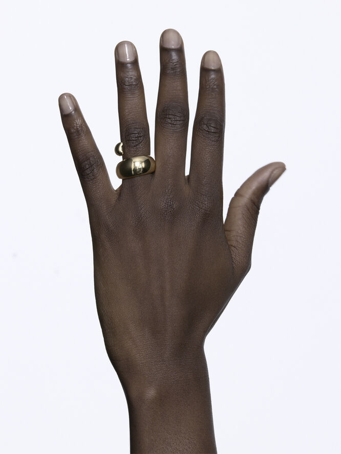 Maria Black Sagene Ring Gold Gold
