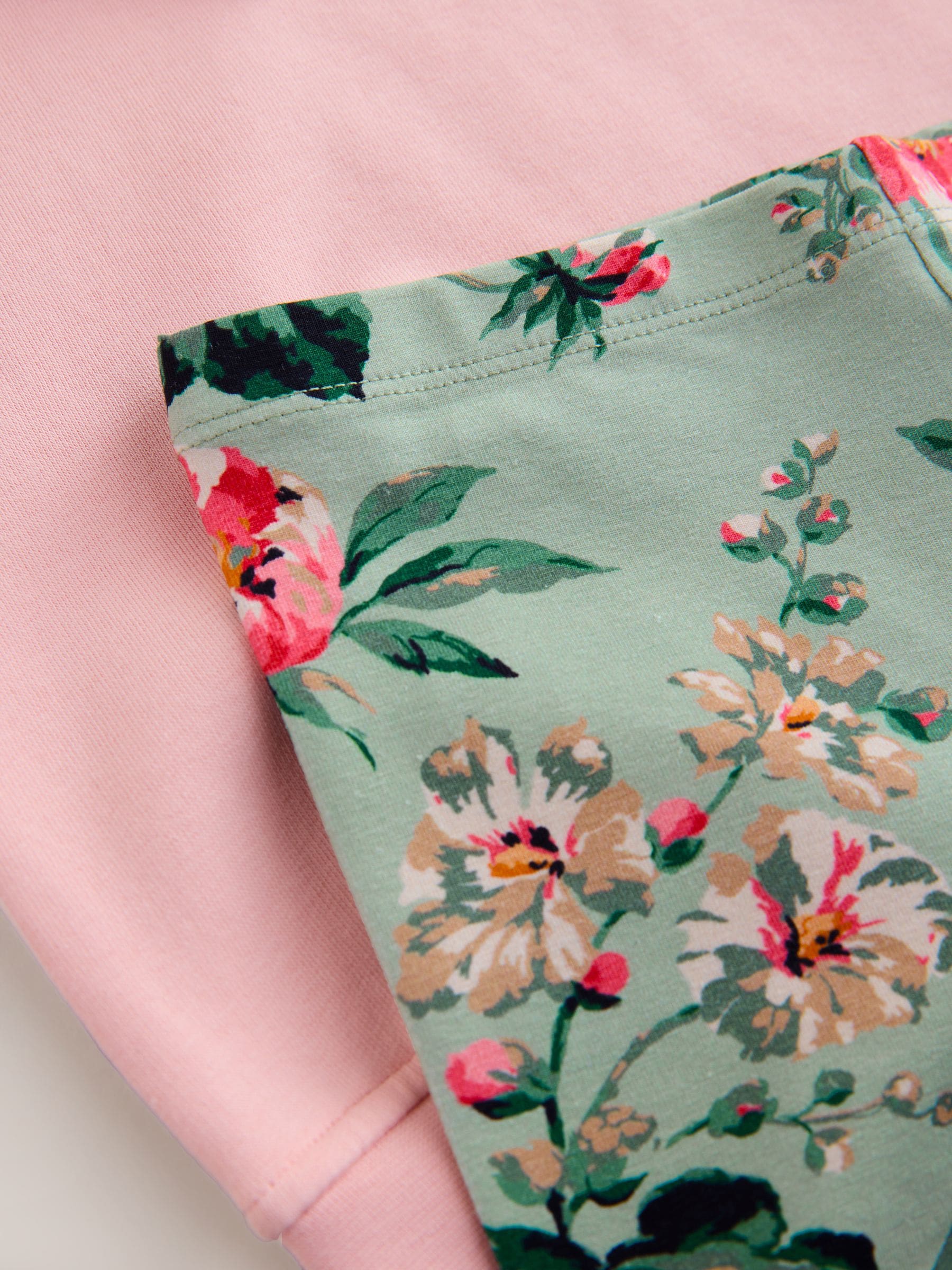 Roze/groen - Laura Ashley Sweatshirt and Leggings Set