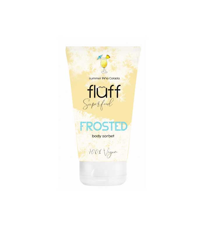 Fluff - *Superfood* - Sorvete hidratante corporal Frosted - Piña colada de verão