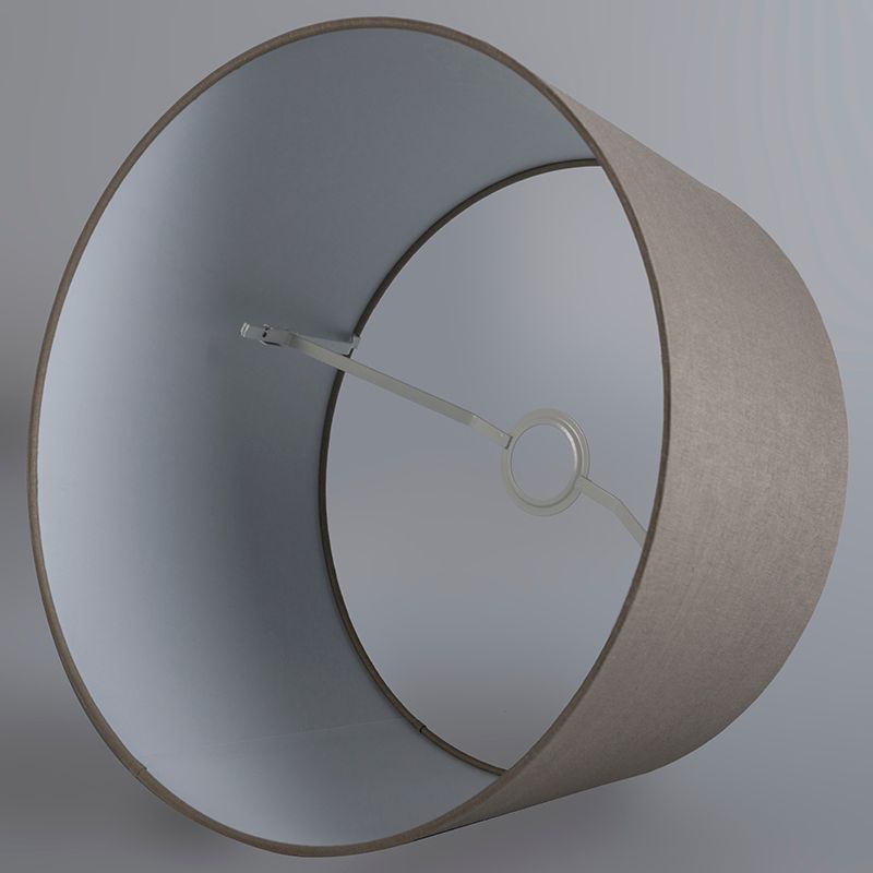 Moderne hanglamp staal met kap 45 cm taupe - Cappo 1